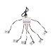 YouCute 6PCS 240mah Upgrade Battery and 1to6 Charger for Poke FPV Eachine E010 JJRC H36 NIHUI NH010 GoolRC T36 Rc Quadcopter Drone Spare Parts(6PCS 240mAh Batteries +Charger)