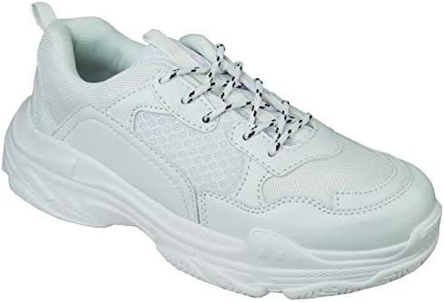 Bemeesh Womens Chunky Trainers Shoes Lace Up Sports Sneakers