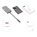 Lenovo USB-C Hub, Type C Adapter With HDMI Port, Gigabit Ethernet Port, USBC Charging Port, 2 USB 3.0, 1 USB 2.0 Ports, SD/TF Card Reader, Compatible For USB C Devices