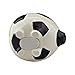 Enesco Soccer Piggy Bank, Ceramic, 4.25 inches, Black and White