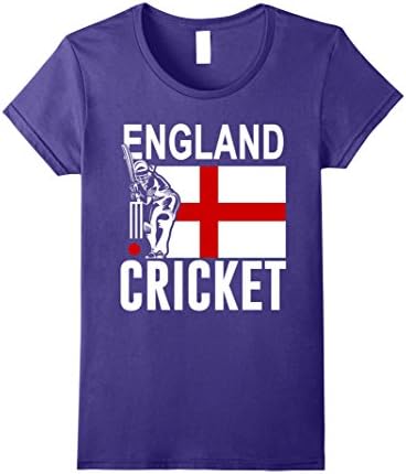 Womens England Cricket tShirt XL Purple