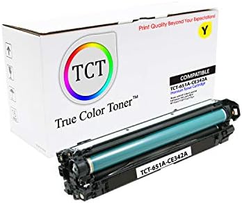TCT651A Yellow Toner Cartridge - Premium Compatible Replacement for HP 651A CE342A Works with HP Color Laserjet Enterprise 700 MFP M775dn M775f M775z M775z+ Printers (16,000 Pages)