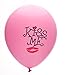 LeeSky 100 Pack 12 Inches I LOVE YOU Latex Ballons for Wedding,Valentine's Day,Proposal,Engagement Party,Birthday Party Decoration