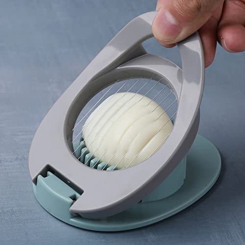 Egg Slicer for hard Boiled Eggs Stainless Steel Egg Cutter Egg Piercer