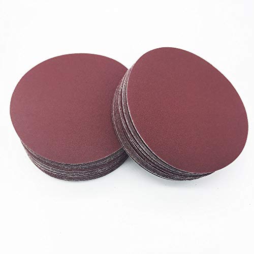 Tool Woodwork - 40ps 3" 75mm-80mm Round Spaper Disk S Sheet Grit 320/400/600/800/1000/1200/1500/2000 Hook Loop Sing Disc For Ser