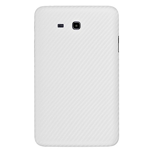 ArmorSuit MilitaryShield - Samsung Galaxy Tab 3 Lite 7" Screen Protector + White Carbon Fiber Full Body Skin Protectorw/ Lifetime Replacements