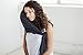 40 Winks Travel Pillow - Neck Pillow for Airplanes, Trains, Cars, Buses, Office or Home Napping. Adjustable Cotton Jersey Straps for full Head & Neck Support. (Charcoal Grey)