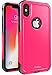 ProCase iPhone Xs Case/iPhone X Case, Slim Hybrid Protective Cover Shockproof Bumper Case for 5.8 inch Apple iPhone Xs (2018) / iPhone X (2017) –Pink