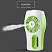 Handheld Personal Misting Fan, Allkeys Battery Operated Mini Portable Fan for Travel,Home,Office,2016 Version(Green)