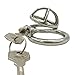 Happygo Re-improve Stealth Convenient Lock Male Chastity Device, Hypoallergenic Stainless Steel Cock Cage, Penis Ring, Virginity Lock, Chastity Belt, Adult Game Sex Toy (1.57 inch/ 4.0cm)