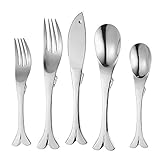 Supreme Housewares - Fish Flatware Set of 20, 18/8 stainless steel