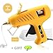 Hot Glue Gun with LED Light, Upgraded Dual Power 60W/100W High Temperature, Full Size and Heavy Duty Melt Glue Gun Kit, Including 10pcs Glue Sticks for DIY, Decoration, Crafts, Home Repair and More