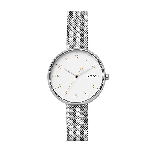 Skagen women s  signatur  quartz stainless steel casual watch, co…
