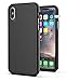 ENCASED iPhone Xs Belt Clip Holster Case, Ultra Slim Protective Cover with Holster Clip for Apple iPhone Xs Phone (Slimshield Series) Smooth Black