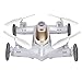 Syma X9S 2.4G 4CH 6-Axis RC Fly Car Nerf Quadcopter Mini Drone Air-Land Dual Headless Mode-White