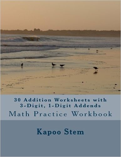 Amazon.com: 30 Addition Worksheets with 3-Digit, 1-Digit ...