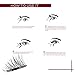 Magnetic False Eyelashes , Ultra Thin 3D Fiber Reusable Best Fake Lashes Extension for Natural and Reusable Fake Eyelashes Natural Look, 1 Pairs (4 Pieces)Handmade (Natural-3D)