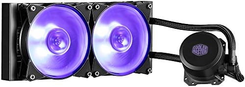 Cooler Master MasterLiquid ML240L RGB All-in-one CPU Liquid Cooler with Dual Chamber Pump Latest INTEL/AMD Support