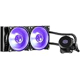 Cooler Master MasterLiquid ML240L RGB All-in-one CPU Liquid Cooler with Dual Chamber Pump Latest INTEL/AMD Support
