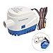 Amarine Made Bilge Pump for Boat Automatic Submersible 12V 1100GPH Bilge Water Pump with Float Switch