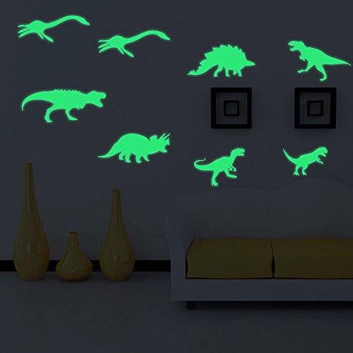 wandaufkleber-wandtattoos-Ronamick-9PCS-leuchtende-Wand-Aufkleber-Fluoreszierende-Kinder-Zimmer-Dinosaurier-Home-Decor-Wandtattoo-Wandaufkleber-Sticker-Wanddeko-Grn