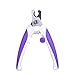 Joymoze Professional Pet Nail Clippers and Trimmer for Dog with Non-Slip Handles and Lock Purple Big