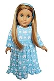BUNNY NIGHTGOWN FOR AMERICAN GIRL DOLLS