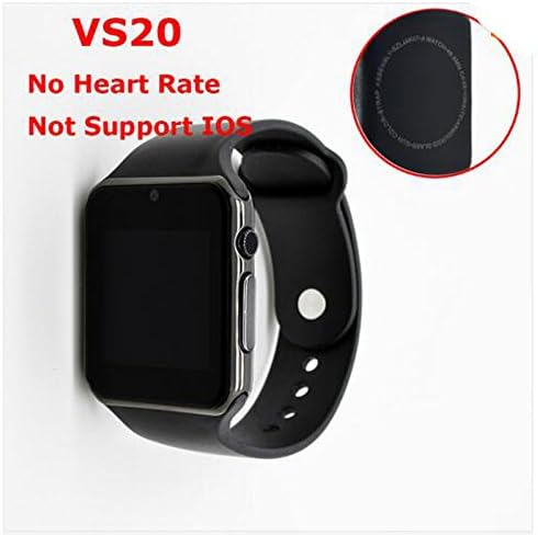 Smart Watch VS20 Plus Bluetooth Support Heart Rate Sim Card iOS Android Phone (VS20 Black)