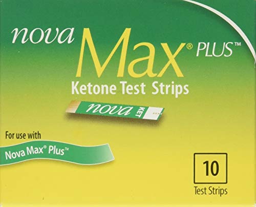 Nova Max Plus Ketone Test Strips - Box of 10