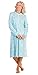 Calida Women's Soft Cotton Long Sleeve Mandarin Collar Short Gown 33800