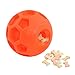 Large Size Dog Treat Ball Interactive Treat Dispensing Dog Toy Pet IQ Treat Ball Made of Environmental and Non-Toxic Bite Resistant Material and 4.5 Inches in Diameter.
