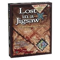 Lost in a Jigsaw: The Diagonal Maze Puzzle