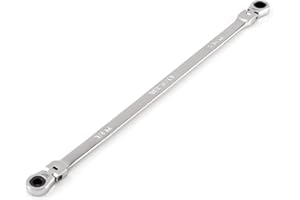 TEKTON 1/4 x 5/16 Inch Long Flex Head 12-Point Ratcheting Box End Wrench | WRB36306