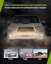 AUTOSAVER88 Fog Lights Compatible with 2005-2011