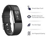 Fitbit Charge 2 Screen Protector (6-Packs), Kimilar Lifetime Replacement Warranty High Definition Full Coverage Screen Protectors for Fitbit Charge 2 bands HD Clear Anti-Bubble Film