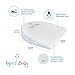 Universal Bassinet Crib Wedge Pillow with Waterproof Layer & Comfortable Cotton Cover | USA CPSC Lab Approved Materials | 12-Degree Incline Baby Pillow for Better Night's Sleep