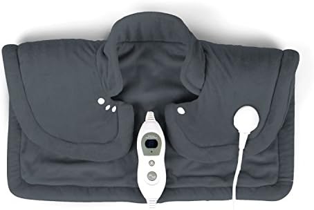 Vidabelle Heated Pad for Shoulders and Neck – Electric Heating Pad with 6 Temperature Settings and Overheating Protection – Machine Washable
