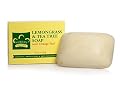 Nubian Heritage Lemongrass and Tea Tree Oil Soap Bar 5 Oz (4 Pack)