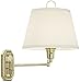Barnes and Ivy Fredericks Vintage Swing Arm Wall Lamp Brass Gold Metal Plug-in 12