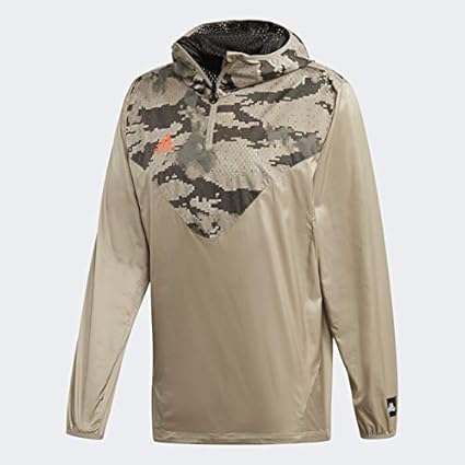 tan adidas windbreaker