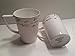 Ciroa Fine Bone China Oiseau Dinner Mugs Cups Silver Bird