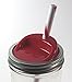Mason Drinking Jar with Straw and Sip Lid - 24 oz., Red