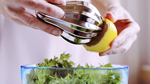 Magisso Bulb Citrus Reamer #70308 Stainless Steel with Bamboo Stand