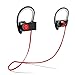Bluetooth Headphones, Sunmy Wireless Headphones Bluetooth 4.1 Earbud Headphones Noise Cancelling Earbuds Sports Sweatproof Headphones Built-in Mic Red