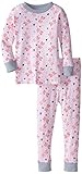 New Jammies Little Girls' Organic Cotton Snuggly Pajamas, Ballerina Slippers, 5
