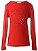 Ipuang Big Girls' Heart-shaped Long Sleeve T-Shirt 10 Red