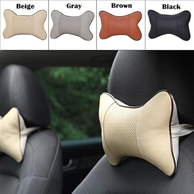 Zhoumohjz 1piece Car Seat Headrest Head Neck Pillow Comfortable