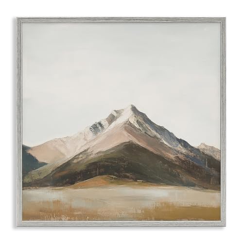Stupell Industries Solemn Mountain Landscape Black Framed Giclee Art, design by…