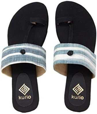 Kurio Perfect Pair of Forest Casual Flat Slippers for Women's/Ladies in Black