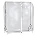 HANGERWORLD 4ft Clothes Garment Rack Cover for Open Closet Clear Showerproof COVER ONLY (48